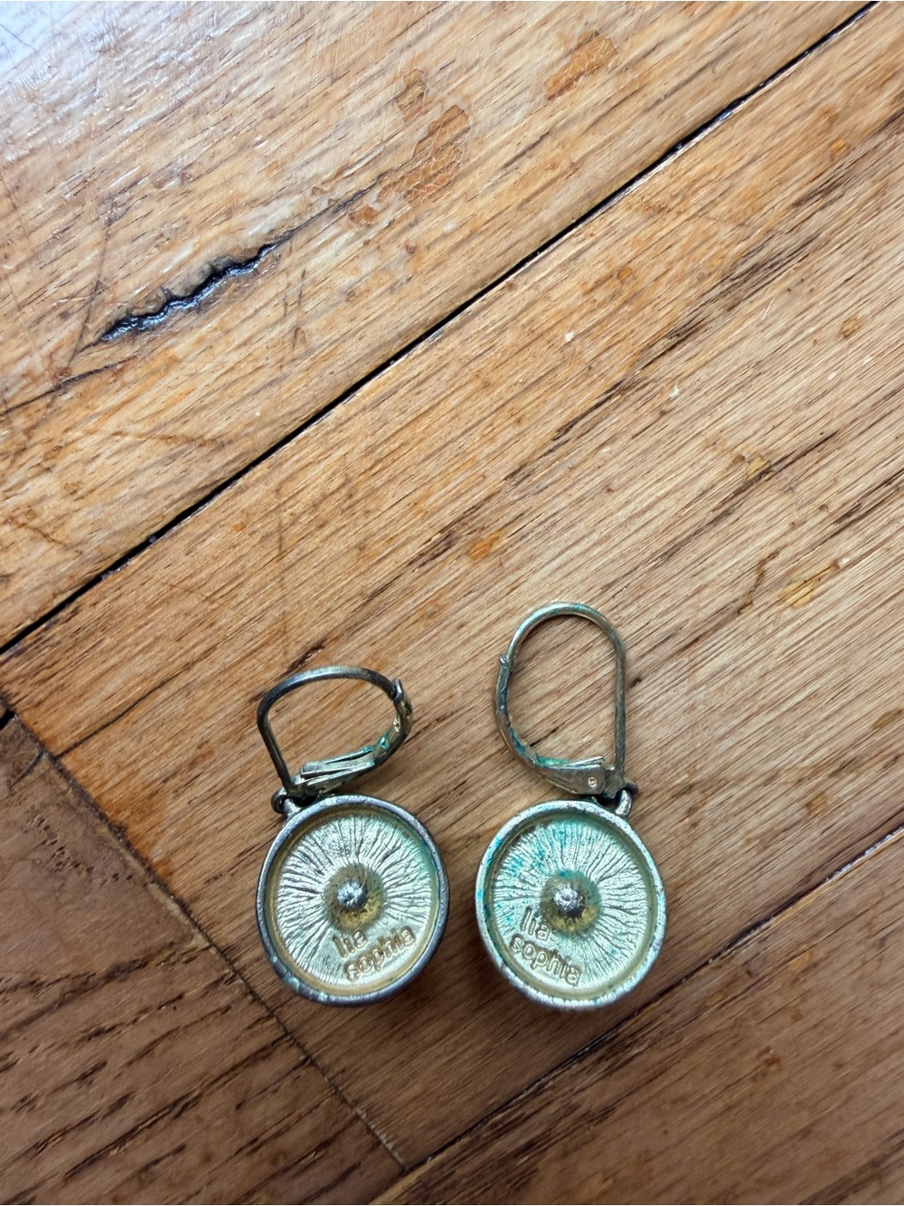 Lia Sophia Y2K drop earrings - Picture 2 of 3